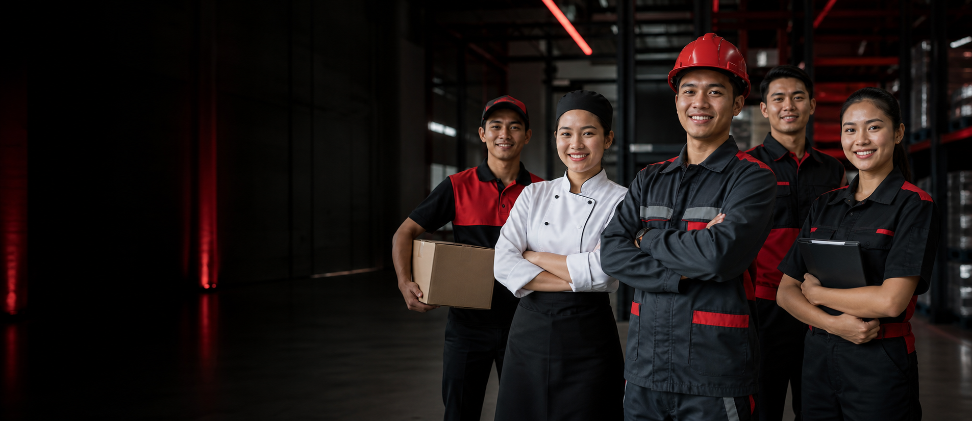 Asian workforce team for KRISMAR Solutions